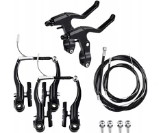 V-Brake stabdžių kaladėlės dviračiui 110mm aliuminio komplektas priekyje ir gale