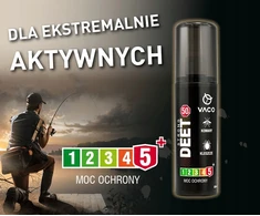 VACO Skystis nuo erkių, uodų ir musių DEET 50% + Geraniol veiksmingas - 80 ml