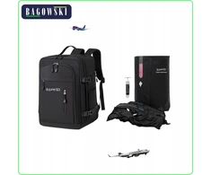 VACUUM kuprinė kelioninis rankinis bagažas 40x30x20 Ryanair WizzAir BAGOWSKI