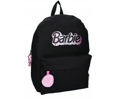 Vadobag Barbie Juodas Kuprinukas Vaikams su Pompom Pakabuku