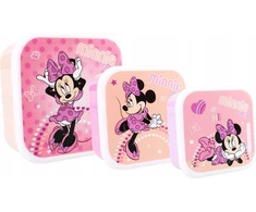 Vadobag Disney Myszka Minnie dėžutė maistui 3 viename