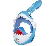 Vaikiška mėlyna nardymo kaukė „TSUNAMI SHARK“