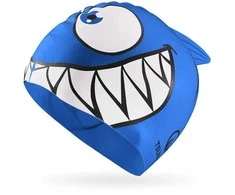Vaikiška plaukimo kepuraitė „TSUNAMI SHARK“, mėlyna