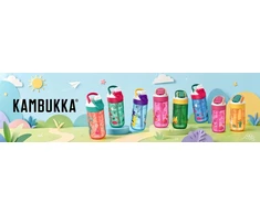 Vaikiškas buteliukas Kambukka Lagoon 400 ml, Rožinė Flamingo 11-04038