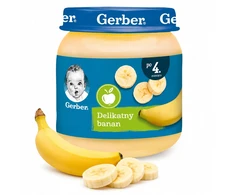 Vaikiškas desertas Delicate Banana 4 m+ 125 g Gerber