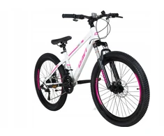 VAIKiškas DVIRATIS 24" KALNŲ MTB RĖMAS 11" COLŲ MERGAITĖS DAVI BONITA