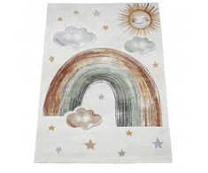 VAIKIŠKAS KILIMAS VAIKAMS DYWILAN LUNA 3D 160x230 RAINBOW BOHO