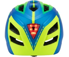 Vaikiškas šalmas Switch 2in1 Fullface LED MTB dviratis EN1078 geltonai mėlynas