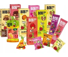 Vaikiški užkandžiai Bob Snail, be cukraus, be glitimo, ekologiški, 382 g