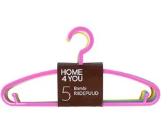 Home4You Vaikiškų drabužių pakaba BAMBI, 5 vnt.