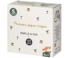 Vaikiškų indų ir stalo įrankių rinkinys, 5 vnt., ÉMILE &amp; IDA | Petit Jour Paris