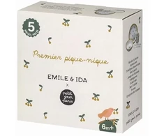 Vaikiškų indų ir stalo įrankių rinkinys, 5 vnt., ÉMILE &amp; IDA | Petit Jour Paris