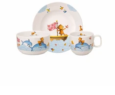 Vaikiškų indų rinkinys Villeroy &amp; Boch Happy as a Bear, 3 dalių porcelianas, įvairiaspalvis