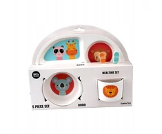 Barbo Toys VAIKŲ INDŲ RINKINYS MELAMINE 5 ELEMENTAI