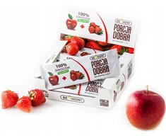 VAISIŲ LAPAI OBUOLIŲ BRAKŠČIŲ GEROJI PORCIJA 24 x 16 g | VERGAI UŽKANDŽIA