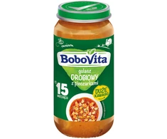 Vakarienė BoboVita Paukštienos guliašas Kalakutiena su grybais 15 m+ 250g