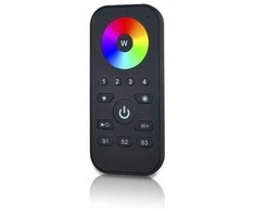 Bikuva.lt LED juostų valdymo sistemos RGBW valdymo pultas, 4-ių zonų, Perfect-RF serija, Sunricher.