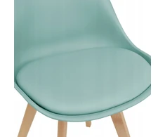 Valgomojo kėdės virtuvei 4 kėdžių rinkinys 81x49cm Mint Žalias
