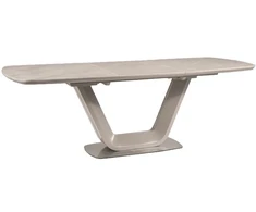 Signal Meble Valgomojo stalas ARMANI CERAMIC, 160 x 90 cm, pilkas