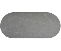 Signal Meble Valgomojo stalas Gaston Ceramic 140, 140 x 80 cm, pilka