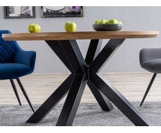 Signal Meble Valgomojo stalas RITMO, 120 cm, ąžuolo/juoda