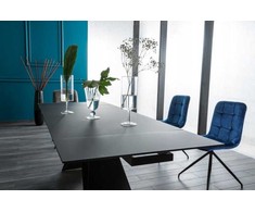 Signal Meble Valgomojo stalas WESTIN I, 160 x 90 cm, juodas