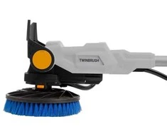 Akumuliatorinis bešepetėlis teleskopinis valymo šepetys Batavia Twin Brush 18V, be akum. ir įkroviklio