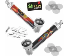 VAMZDŽIŲ RINKINYS IŠ 2 NEŠIOJAMŲ 10 ANGLIES FILTRŲ, METALINIŲ