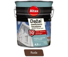 Medienos Dažai 4,5l (Ruda)