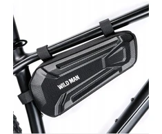 Vandeniui atspari dviračio rėmo krepšys Wildman Xt9, juodas, 3.5l