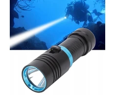 Vandeniui atsparus LED žibintuvėlis, skirtas nardyti galingiems nardytojams IPX8 5000LM