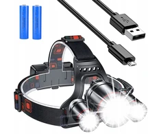 VANDENIUI ATSPIRUS PRIEKINIS ŽIBINTAS + USB KABELAS Koanni