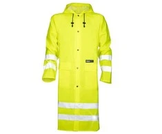 Vandeniui nepralaidus lietpaltis Hi-Vis Plavitex Fluo XS/48 dydis geltonas