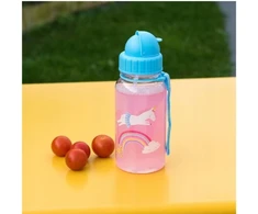 Vandens gertuvė vaikams su šiaudeliu Rex London Magical Unicorn, 500 ml