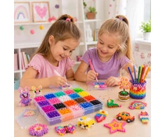 VANDENS KRUOLIAI AQUA BEADS MAGIC BEADS 3000el KŪRYBINIŲ RAŠTŲ DOVANŲ RINKINYS