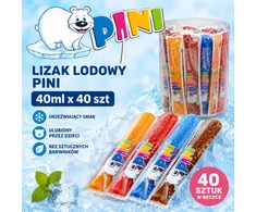 Vandens ledo ledo ledinukai skonių mišinys užšaldymui Pini Barrel 40ml x4 0vnt