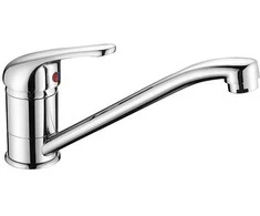 Vandens maišytuvas virtuvės praustuvei 004 Nixie 40mm chromuotas