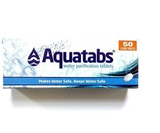 Vandens valymo tabletės Aquatabs 5x10vnt.