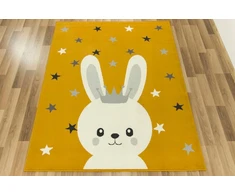Vanhoutte 160x225 cm MIODOWY DYWAN DZIECIĘCY KIDS ZAJĄCZEK