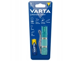 VARTA LIPSTICK Mini LED kišeninis žibintuvėlis su AA baterijomis Raktų pakabukas 19lm
