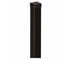 Vartelių stulpas RAL9005, cinkuotas, juodos sp., 70 x 70 x 2000 mm