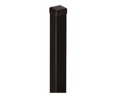 Vartelių stulpas RAL9005, cinkuotas, juodos sp., 50 x 50 x 2000 mm