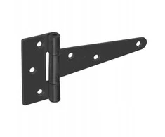 Vartų lankstas ZT 125, 125 x 35 x 80 x 2 mm, juodos sp.
