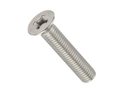 Varžtai DIN965, M6 x 80 mm, 10 vnt., cinkuoti