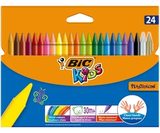 BIC Vaškinės spalvotos kreidelės WAX CRAYON 24 spalvų rinkinys 8297721