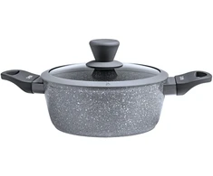 Vavio Stone Design puodas su dangteliu 20cm 2,2L