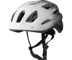 VAYOX Active VA0424WBM baltas ir juodas MTB dviračio šalmas su šviesa (M dydis)