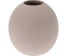 Vaza Ø12cm H12cm porcelianinė/smėlio sp.