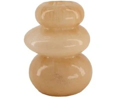 Vaza Ø14.5cm H19cm stiklinė/ruda