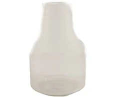 Vaza Ø15.8cm H24.3cm stiklinė/balta